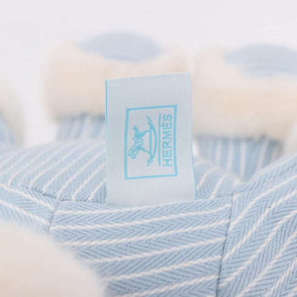 HERMES Baby Elmy Stuffed Cotton Light Blue Auth 190193M