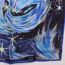 HERMES Carre 90 Scarf ""FEUX DU CIEL"" Silk Blue Auth 190195-10