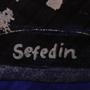 HERMES Carre 90 Scarf ""FEUX DU CIEL"" Silk Blue Auth 190195-12