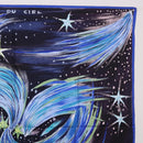 HERMES Carre 90 Scarf ""FEUX DU CIEL"" Silk Blue Auth 190195-4
