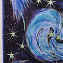 HERMES Carre 90 Scarf ""FEUX DU CIEL"" Silk Blue Auth 190195-5