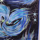 HERMES Carre 90 Scarf ""FEUX DU CIEL"" Silk Blue Auth 190195-7