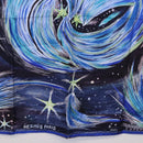 HERMES Carre 90 Scarf ""FEUX DU CIEL"" Silk Blue Auth 190195-9