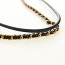 CHANEL CHANEL22 Chain Hand Bag Lamb Skin Black Gold CC Auth 190198SAM-15