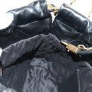 CHANEL CHANEL22 Chain Hand Bag Lamb Skin Black Gold CC Auth 190198SAM-25