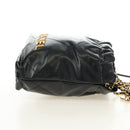 CHANEL CHANEL22 Chain Hand Bag Lamb Skin Black Gold CC Auth 190198SAM-3