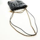 CHANEL CHANEL22 Chain Hand Bag Lamb Skin Black Gold CC Auth 190198SAM-8