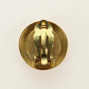 CHANEL COCO Mark Earring metal Gold Tone CC Auth 190201M-7