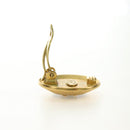 CHANEL COCO Mark Earring metal Gold Tone CC Auth 190201M-9