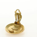 CHANEL COCO Mark Earring metal Gold Tone CC Auth 190201M-4