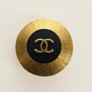 CHANEL COCO Mark Earring metal Gold Tone CC Auth 190201M-6