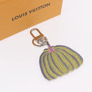 LOUIS VUITTON Porte Cles Pumpkin Charm Metal Yellow M01103 LV Auth 190202M-11