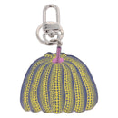 LOUIS VUITTON Porte Cles Pumpkin Charm Metal Yellow M01103 LV Auth 190202M-2