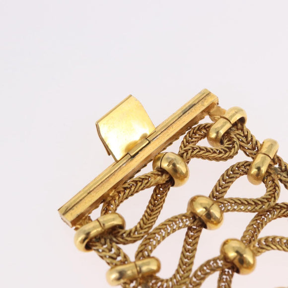 PRADA Bangle Bracelet metal Gold Tone Auth 190203M