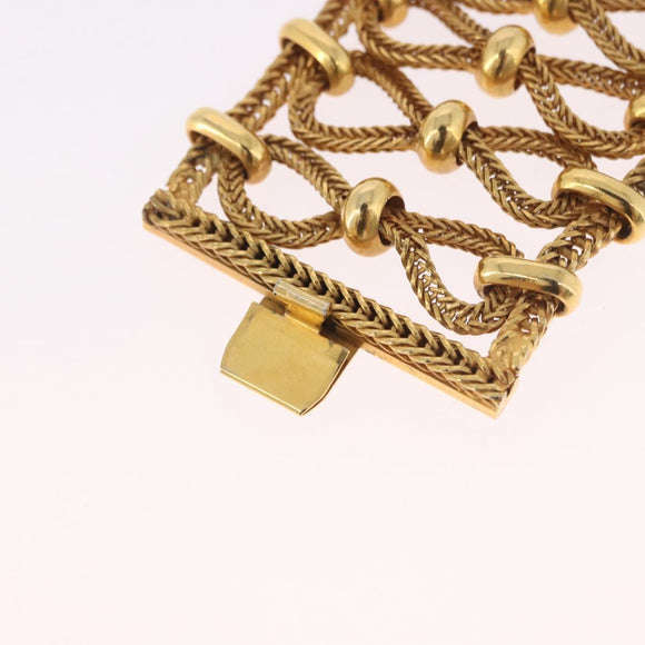 PRADA Bangle Bracelet metal Gold Tone Auth 190203M