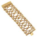 PRADA Bangle Bracelet metal Gold Tone Auth 190203M-2