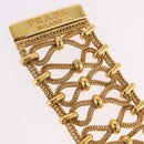 PRADA Bangle Bracelet metal Gold Tone Auth 190203M-5