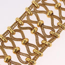 PRADA Bangle Bracelet metal Gold Tone Auth 190203M-8