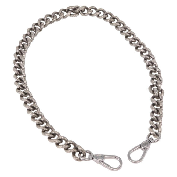 CELINE Bag Chain Shoulder Strap metal Silver CC Auth 190204