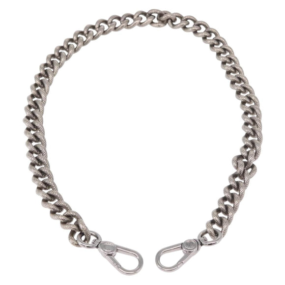 CELINE Bag Chain Shoulder Strap metal Silver CC Auth 190204