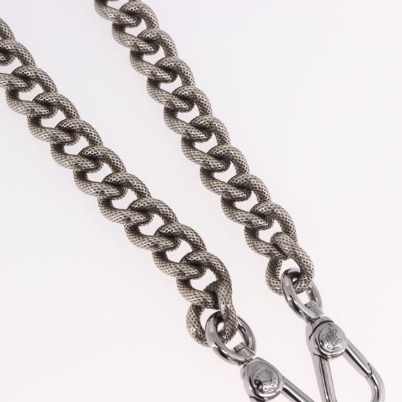 CELINE Bag Chain Shoulder Strap metal Silver CC Auth 190204