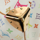 LOUIS VUITTON Monogram Multicolor Keepall 45 Bag White M92641 LV Auth 190220SAV-16