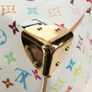 LOUIS VUITTON Monogram Multicolor Keepall 45 Bag White M92641 LV Auth 190220SAV-17