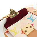 LOUIS VUITTON Monogram Multicolor Keepall 45 Bag White M92641 LV Auth 190220SAV-21