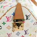 LOUIS VUITTON Monogram Multicolor Keepall 45 Bag White M92641 LV Auth 190220SAV-23