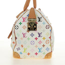 LOUIS VUITTON Monogram Multicolor Keepall 45 Bag White M92641 LV Auth 190220SAV-3
