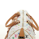 LOUIS VUITTON Monogram Multicolor Keepall 45 Bag White M92641 LV Auth 190220SAV-6