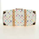 LOUIS VUITTON Monogram Multicolor Keepall 45 Bag White M92641 LV Auth 190220SAV-5