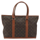 LOUIS VUITTON Monogram Sac Weekend PM Hand Bag M42425 LV Auth 190221-13