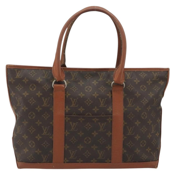 LOUIS VUITTON Monogram Sac Weekend PM Hand Bag M42425 LV Auth 190221