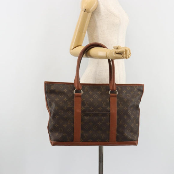 LOUIS VUITTON Monogram Sac Weekend PM Hand Bag M42425 LV Auth 190221