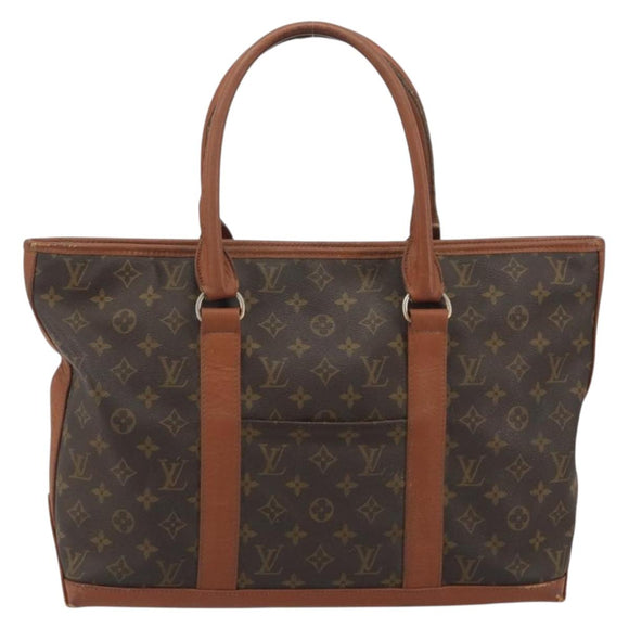 LOUIS VUITTON Monogram Sac Weekend PM Hand Bag M42425 LV Auth 190221