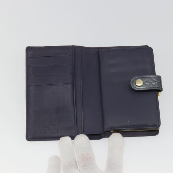 LOUIS VUITTON Vernis Porte Monnaie Viennois Portemonnee Violet LV Auth 190224A