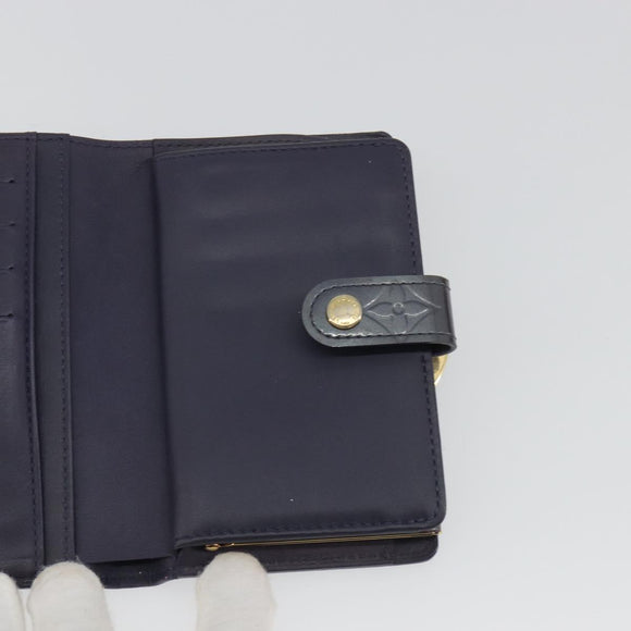 LOUIS VUITTON Vernis Porte Monnaie Viennois Portemonnee Violet LV Auth 190224A