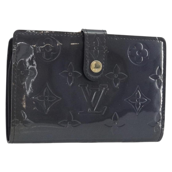 LOUIS VUITTON Vernis Porte Monnaie Viennois Portemonnee Violet LV Auth 190224A