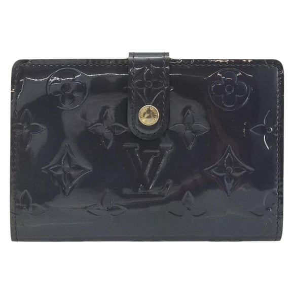 LOUIS VUITTON Vernis Porte Monnaie Viennois Portemonnee Violet LV Auth 190224A