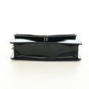 PRADA Chain Shoulder Bag Patent Leather Black Silver Auth 190226SAM-5