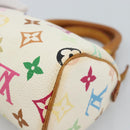 LOUIS VUITTON Monogram Multicolor Mini Speedy Hand Bag White M92645 Auth 190228V-16