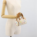 LOUIS VUITTON Monogram Multicolor Mini Speedy Hand Bag White M92645 Auth 190228V-21
