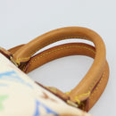 LOUIS VUITTON Monogram Multicolor Mini Speedy Hand Bag White M92645 Auth 190228V-8