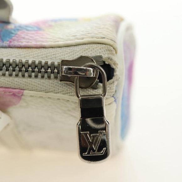 LOUIS VUITTON Watercolor Porte Cles Mini Keepall Key Holder MP2975 Auth 190229V