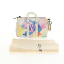 LOUIS VUITTON Watercolor Porte Cles Mini Keepall Key Holder MP2975 Auth 190229V-12