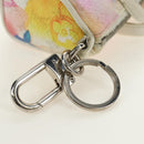 LOUIS VUITTON Watercolor Porte Cles Mini Keepall Key Holder MP2975 Auth 190229V-7
