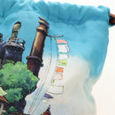 LOEWE Ghibli Collaboration Howl's Moving Castle Pouch Canvas Blue Auth 190232SM-20