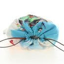 LOEWE Ghibli Collaboration Howl's Moving Castle Pouch Canvas Blue Auth 190232SM-6