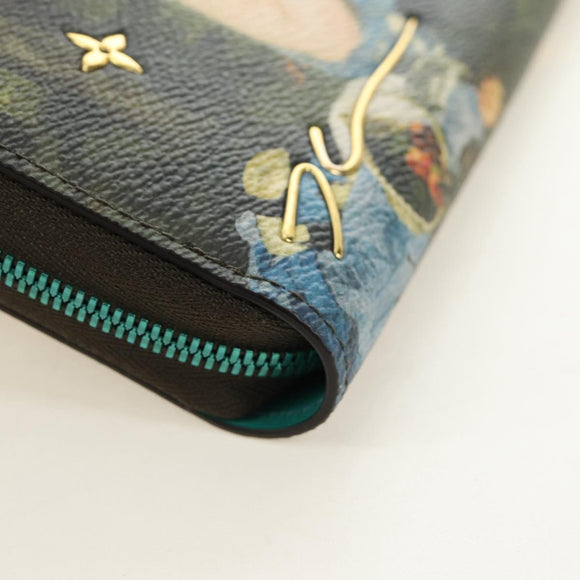 LOUIS VUITTON Masters Collection MONET Zippy Wallet M64602 LV Auth 190234SM